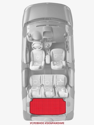 ЭВА коврики «Queen Lux» багажник для Nissan NV200